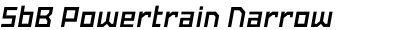 SbB Powertrain Narrow Bold Italic